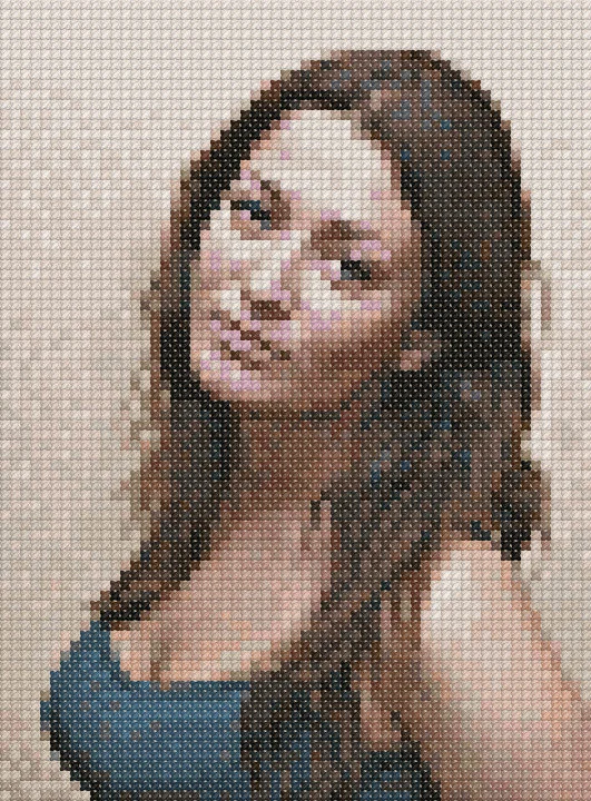 Custom Cross Stitch Pattern from Your Photo - PDF Digital Download Custom Made pattern from your photo PDF