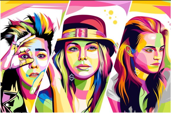 vector pop art portrait, custom vector portrait, colorful pop art, custom photo to art, personalized pop art, digital pop art, framed pop art, comic-style portrait, bold color portrait, modern art gift, custom couple portrait, pet pop art, wall art portrait, cartoon vector portrait