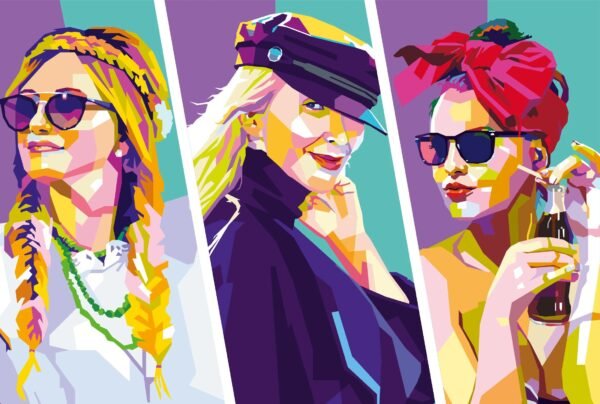 Transform Your Photo into Unique WPAP Pop Art Portrait Gift for Loved Ones custom pop gift to your friend or family in digital only