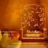 Personalized Constellation Chart Lamp, Custom Night Light, Bedroom Decor, Family Gift, Memorial Day