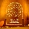 Personalized Constellation Chart Lamp, Custom Night Light, Bedroom Decor, Family Gift, Memorial Day