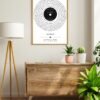 Personalized Wedding Song Lyrics Print: Vinyl Record Spiral Design (Digital Download