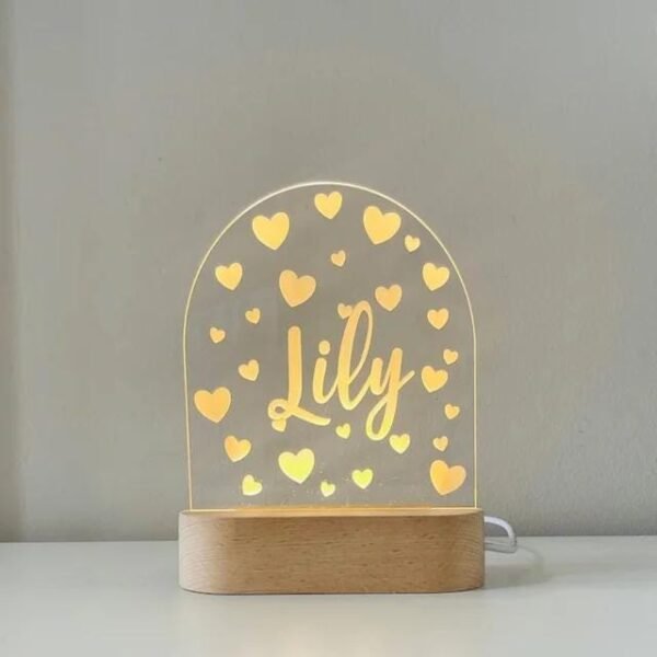 Magical Custom Fairy Rainbow Night Light for Kids - Personalized LED Lamp,Customized Nursery Name Star Moon Fairy Rainbow Cloud