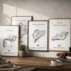 il_fullxfull.7830471328_t8k1.jpg Formula 1 Race Track Poster 2025 · Gift Idea · Monaco Nürburgring MONZA F1 Legends Race Track Bundle • 10 Iconic Circuits