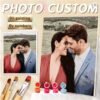 Custom Paint by Numbers from Photo | Personalized Canvas Painting Kit | DIY Gift for Pet, Couple, Family | Custom Art Kit