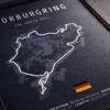Formula 1 Track Posters Set | 10 Circuit Bundle | F1 Wall Art Collection | Monaco Monza Nürburgring Suzuka | Glossy Photo Prints